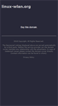 Mobile Screenshot of linux-wlan.org